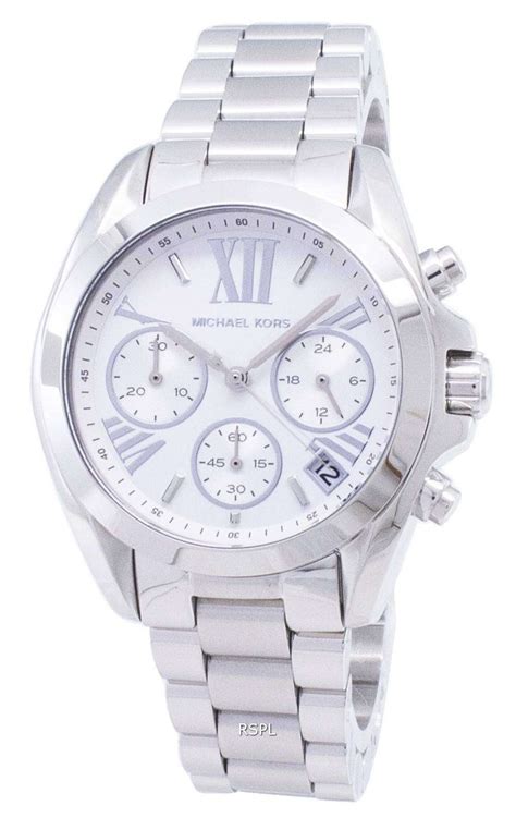 silver michael kors watch dillards|Michael Kors Women's Maren Chronograph Silver .